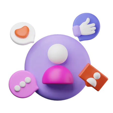 Social Media Influencer  3D Icon