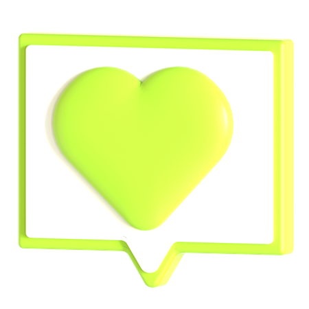 Social Media Like  3D Icon