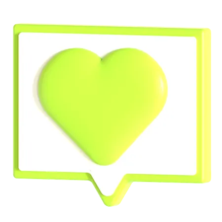 Social Media Like  3D Icon