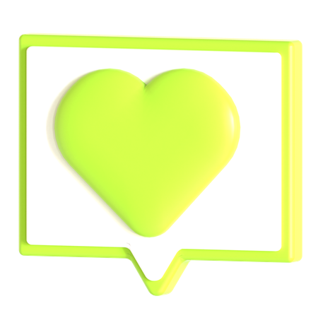 Social Media Like  3D Icon
