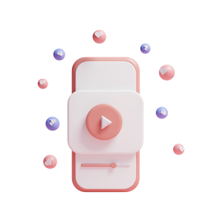 Social Media Like  3D Icon