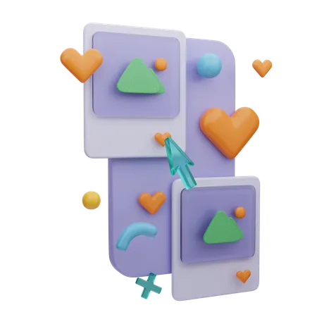 Social Media Like  3D Illustration
