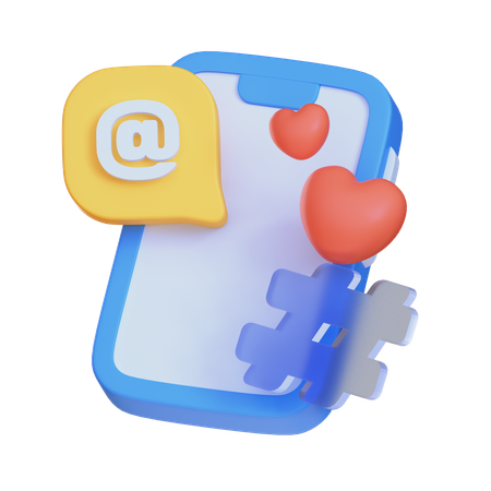 Social Media Marketing  3D Icon