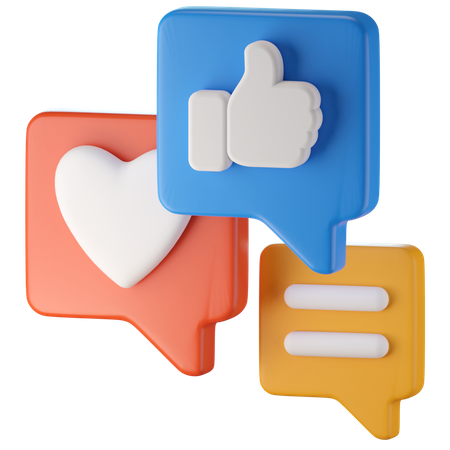 Social Media Marketing  3D Icon