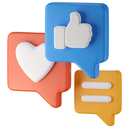 Social Media Marketing  3D Icon