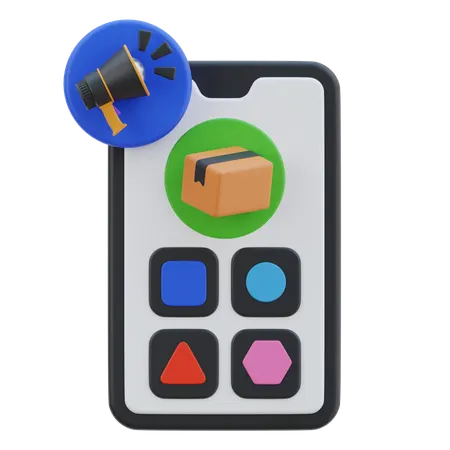 Social Media Marketing  3D Icon