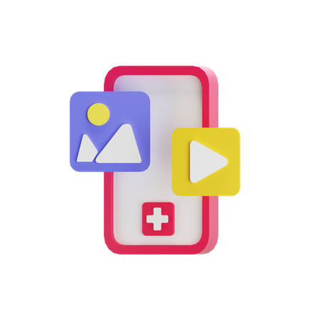 Social Media Post  3D Icon