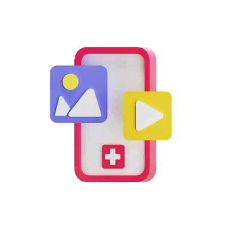 Social Media Post  3D Icon