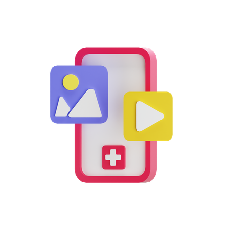 Social Media Post  3D Icon