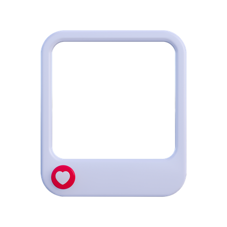 Social Media Post  3D Icon