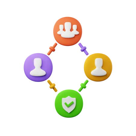 Social network acoount  3D Icon