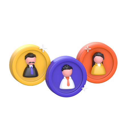 Socio de negocios  3D Icon