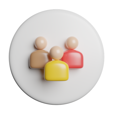 社会学  3D Icon