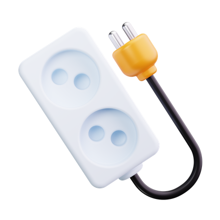 Steckdose  3D Icon