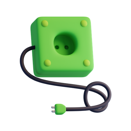Steckdose  3D Icon