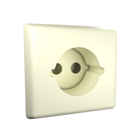 Steckdose  3D Icon