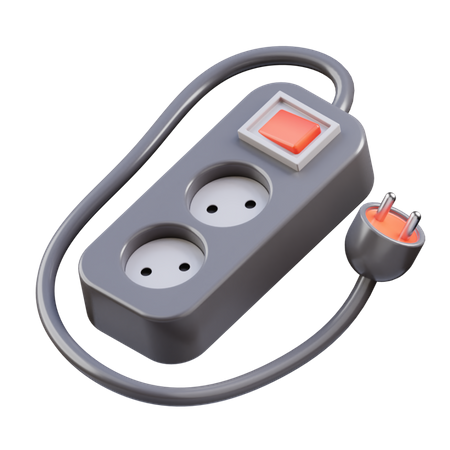 Steckdose  3D Icon
