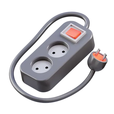 Steckdose  3D Icon