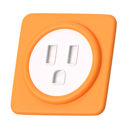 Socket  3D Icon