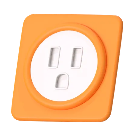 Socket  3D Icon