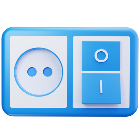 Socket Switch  3D Icon