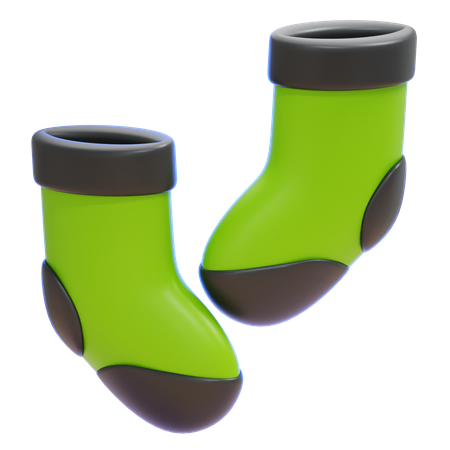 양말  3D Icon