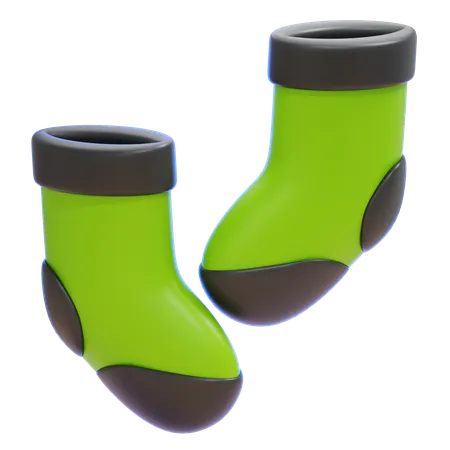 양말  3D Icon