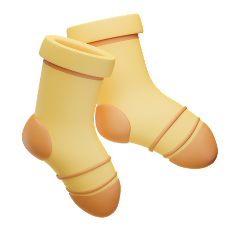 Socks  3D Icon