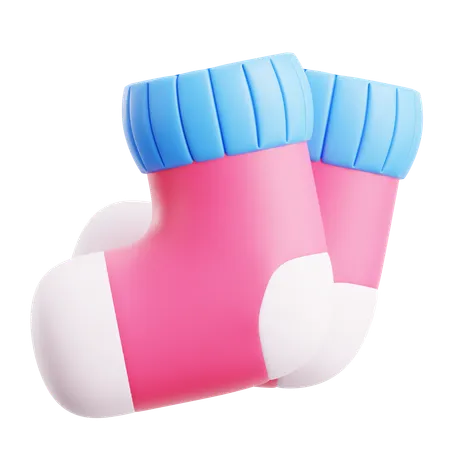 Socks  3D Icon