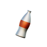 coke bottle 3d logo