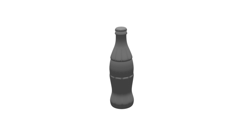 Soda Bottle For Soft Drinks 3D Illustration