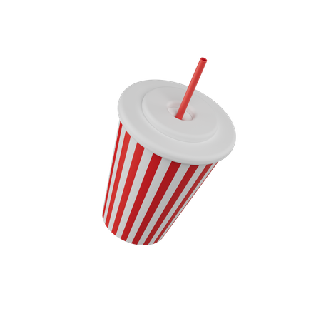 Soda cup 3D Illustration