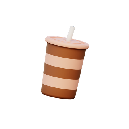 Soda Cup 3D Illustration