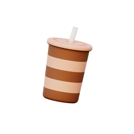 Soda Cup 3D Illustration