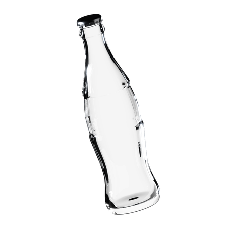 Soda Glass Bottle  3D Icon