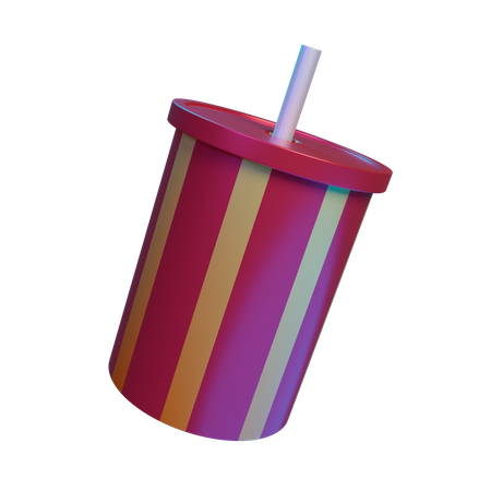 Soda-Tasse  3D Illustration