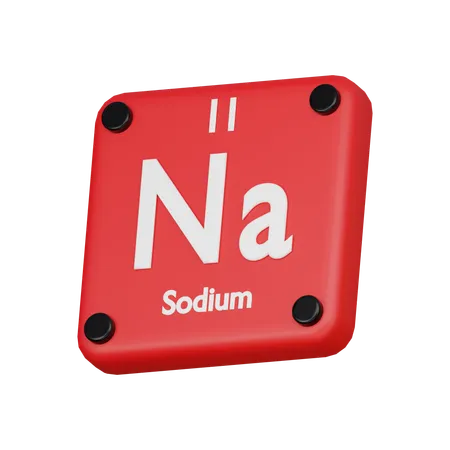 Sodium Element 3 D Icon 3D Icon