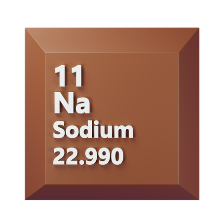Sodium  3D Icon