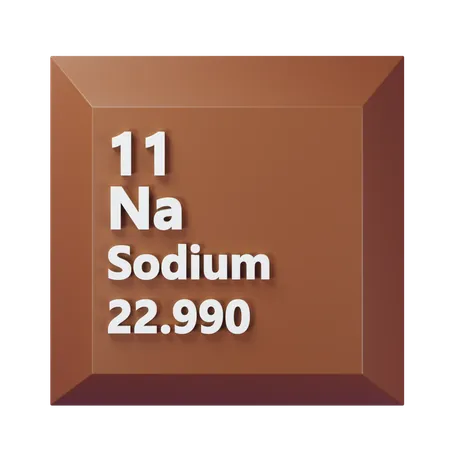 Sodium  3D Icon