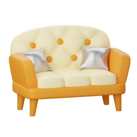 Sofa  3D Icon