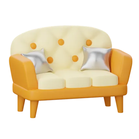 Sofa  3D Icon