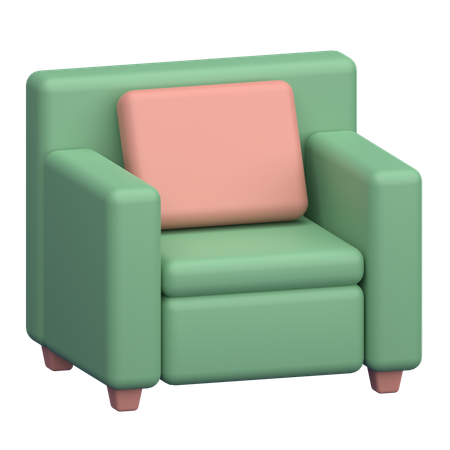 Sofá  3D Icon