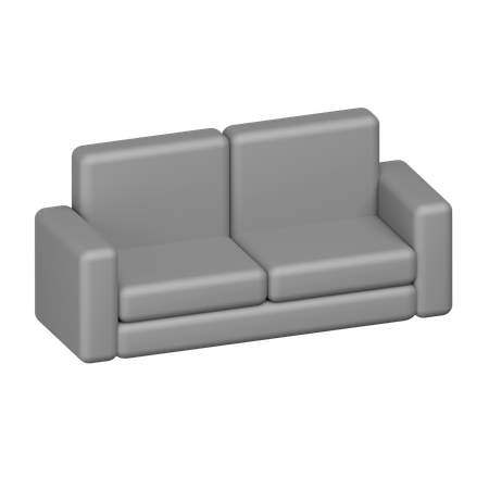 Sofá  3D Icon