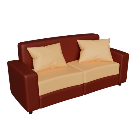 Sofá  3D Icon