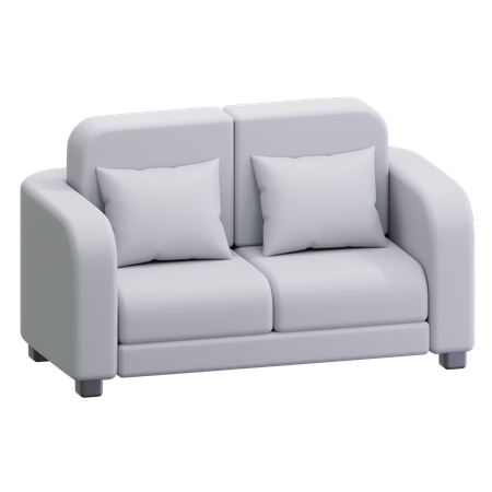 Sofá  3D Icon