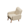modern sofa 3d illustration