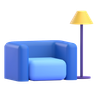 3d sofa illustration
