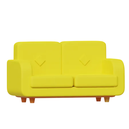 Sofa  3D Icon