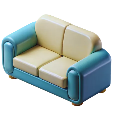 Sofa  3D Icon