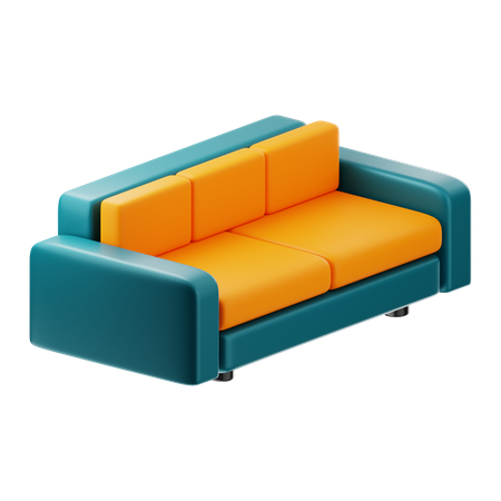 Sofa  3D Icon